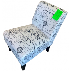 Chair Accent Medium- Dark Script