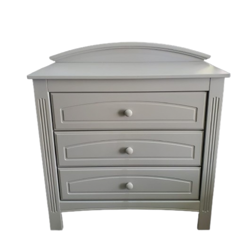 Baby 3 Drawer Chest Of Drawers- Grey