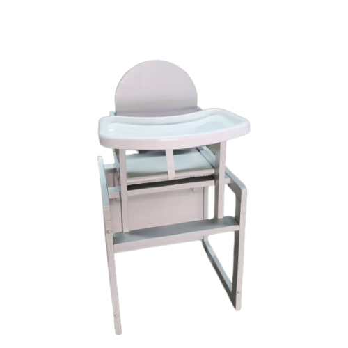 Convertible Baby High Chair- Milky Grey