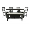 Colorado 6pc Dining Pub Set with Storage Bench