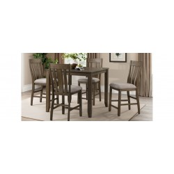 Everett 5pc Dining Pub Set- Brown