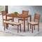 Bluebell 5pc Dining Set with Bench