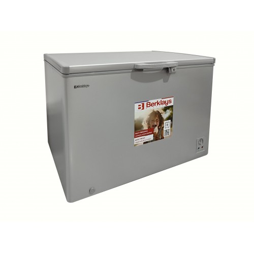 Berklays 13.5cuft Dual Chest Freezer- Grey
