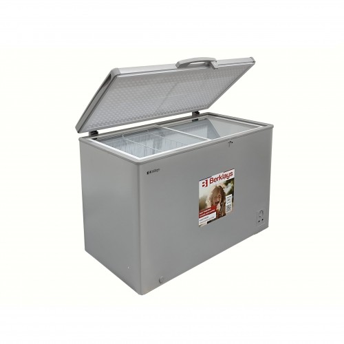 Berklays 13.5cuft Dual Chest Freezer- Grey