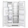 Whirlpool 25cu S/Side Refrigerator with Water & Ice Dispenser- White
