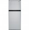 GE Energy Star 11.6cu Refrigerator- Black & S/Steel