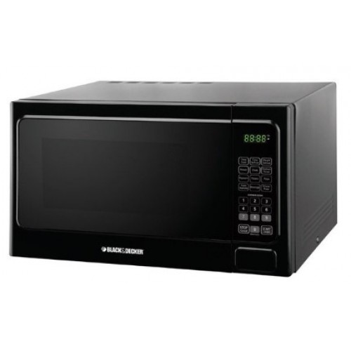 Black & Decker 1.1cu Microwave- Black 