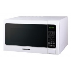 Black & Decker 1.1cu White Microwave Oven