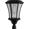 Sun-Ray Abigail Tall Post Solar Lamp and Planter- Black Sun-Ray Abigail Tall Post Solar Lamp and Planter- Black