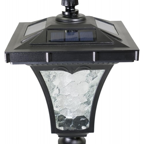Sun-Ray Vittoria 52" Short Post Solar Lamp - Black