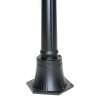 Sun-Ray Vittoria 52" Short Post Solar Lamp - Black