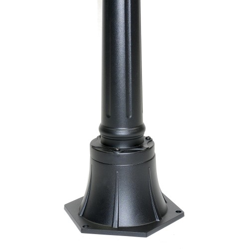 Sun-Ray Vittoria 52" Short Post Solar Lamp - Black