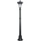 Sun-Ray Vittoria 52" Short Post Solar Lamp - Black