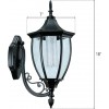 Sun-Ray Crestmont Wall Mount Solar Light