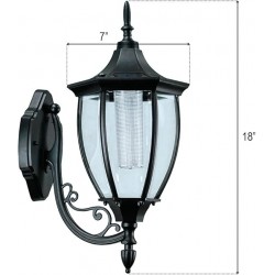Sun-Ray Crestmont Wall Mount Solar Light