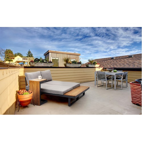 Royal Garden 3pc Aluminum Sectional Sofa Set