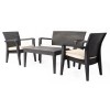 Alaska 4pc Patio set with Cushions