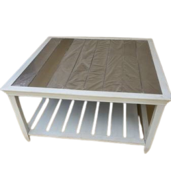 Hampton Bay Summerhaven 5pc Wicker Patio Set- Light Grey