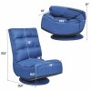 Swivel Relaxer Chair, Adjustable- Blue Swivel Relaxer Chair, Adjustable- Blue