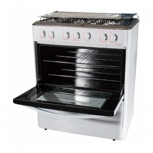 Magnum 6 Burner 30" Gas Cooker- White