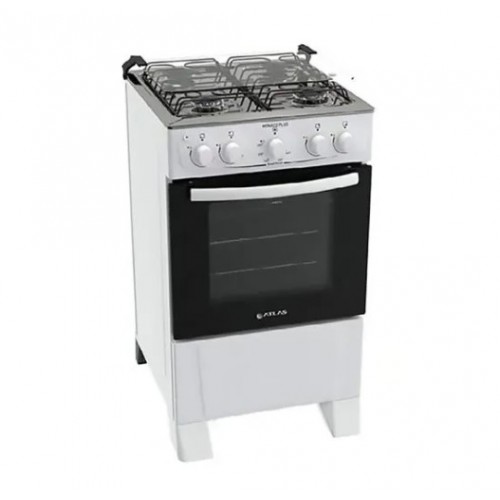 Atlas 20" 4 Burner Stove- White