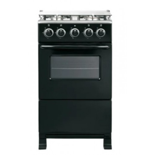 Maxsonic 20" S/Steel Top Stove- Black