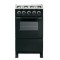 Maxsonic 20" S/Steel Top Stove- Black