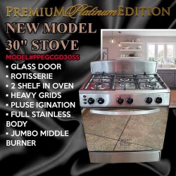 Premium Platinum Edition 30" S/ Steel Stove Premium Platinum Edition 30" S/ Steel Stove