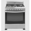 Acros 30" 6 Burner Gas Stove With S/Steel Top- Grey
