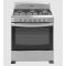 Acros 30" 6 Burner Gas Stove With S/Steel Top- Grey