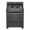 Acros 30" 6 Burner Gas Range -Black