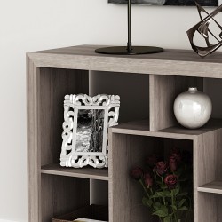 Bookcase Organiser 8 Tier Upright/ Horizontal Oak Bookcase Organiser 8 Tier Upright/ Horizontal Oak