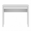 Office Desk with Center Draw, White