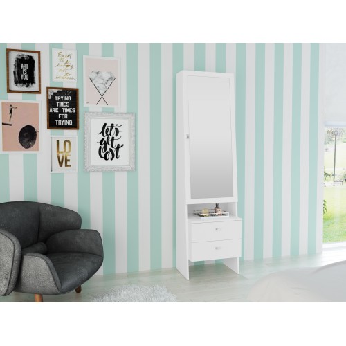 Standing Mirror with Jewelry Storage Standing Mirror with Jewelry Storage