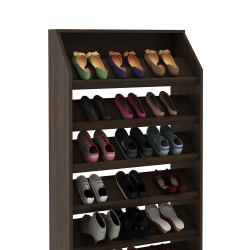 Shoe Rack 7 Tier Rustic
