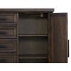 Colorado City 6 Drawer /1 Door Chest - Charcoal
