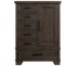 Colorado City 6 Drawer /1 Door Chest - Charcoal