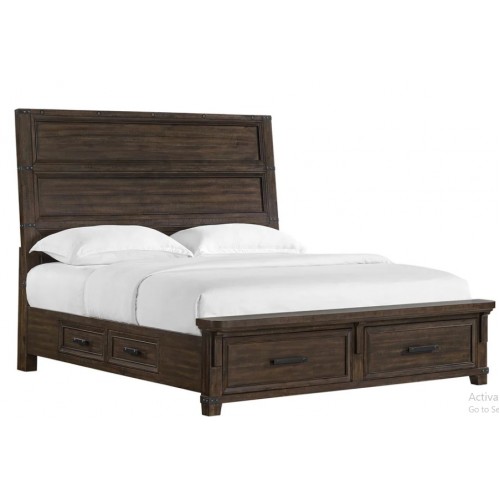 Colorado City 4PC Bedroom Set- Charcoal