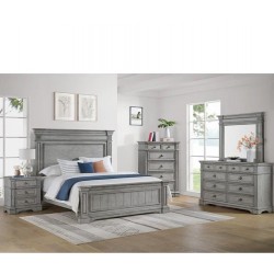 Glenmore 4PC Bedroom Set- Grey