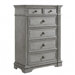 Glenmore 5-Drawer Chest- Grey