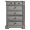 Glenmore 5-Drawer Chest- Grey