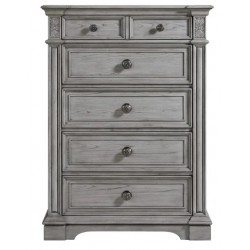 Glenmore 5-Drawer Chest- Grey