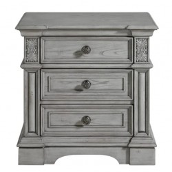 Glenmore 3-Drawer Night Stand with USB