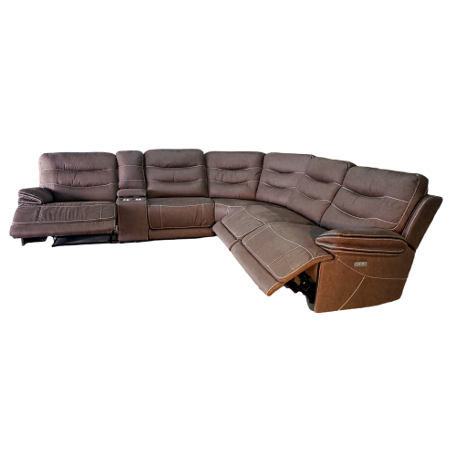 Living Room Sectional 6-Piece, 3 Power Recliner Living Room Sectional 6-Piece, 3 Power Recliner