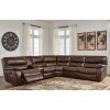 Living Room Sectional, 3 Recliner (2 Powered, 1 Manual) with Console Living Room Sectional, 3 Recliner (2 Powered, 1 Manual) with Console