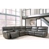 Living Room Sectional, 3 Recliner (2 Powered, 1 Manual) with Console Living Room Sectional, 3 Recliner (2 Powered, 1 Manual) with Console